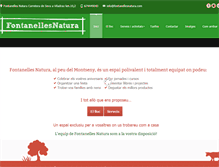 Tablet Screenshot of fontanellesnatura.com